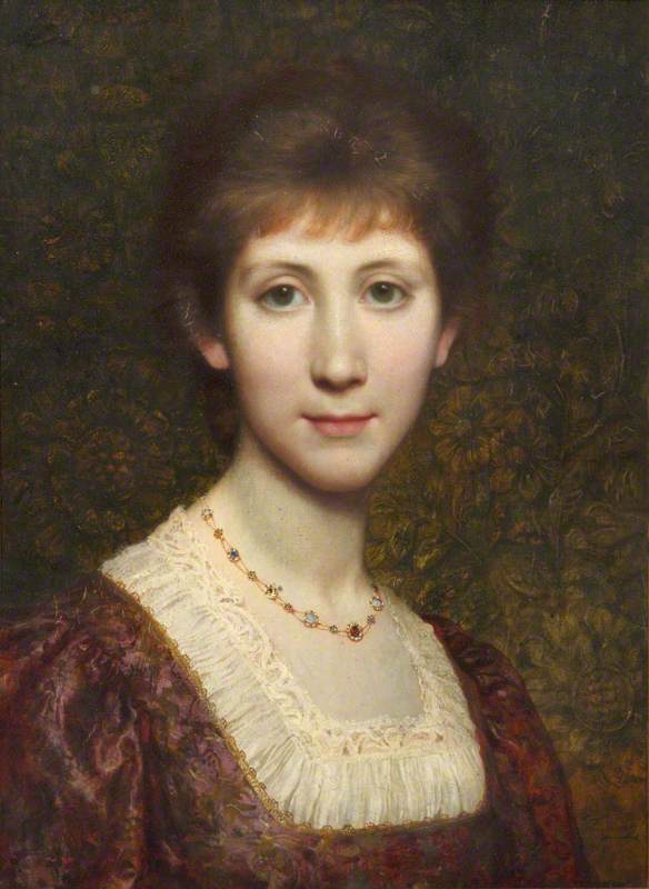 Miss Elsie (Elspeth) Thomson, later Mrs Kenneth Grahame (1862-1946) by Frank Bernard Dicksee