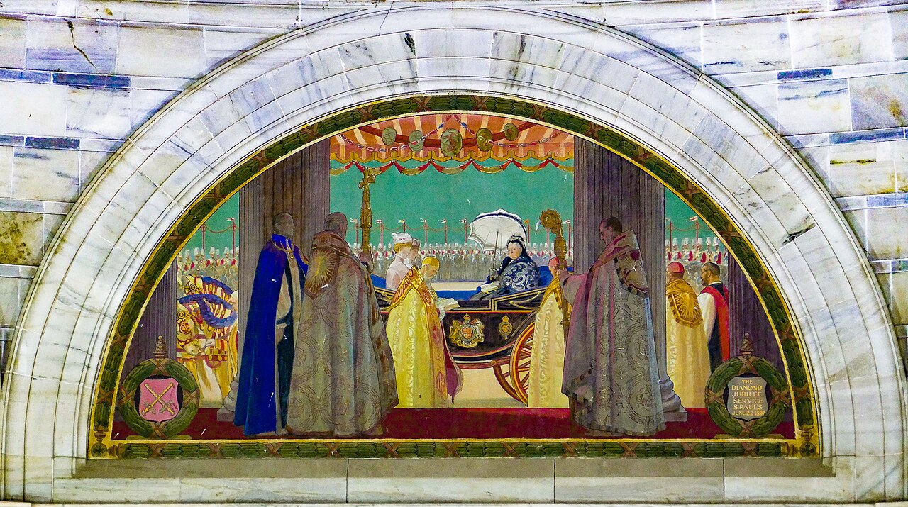 The Diamond Jubilee Service at St Pauls by Frank O. Salisbury