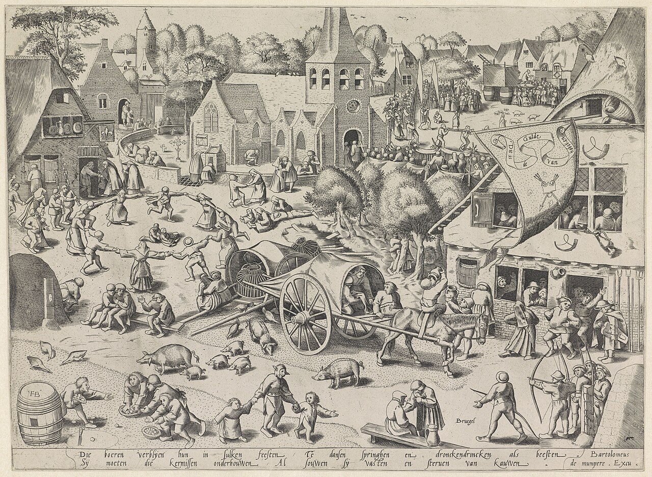 Fair at Hoboken by Frans Hogenberg