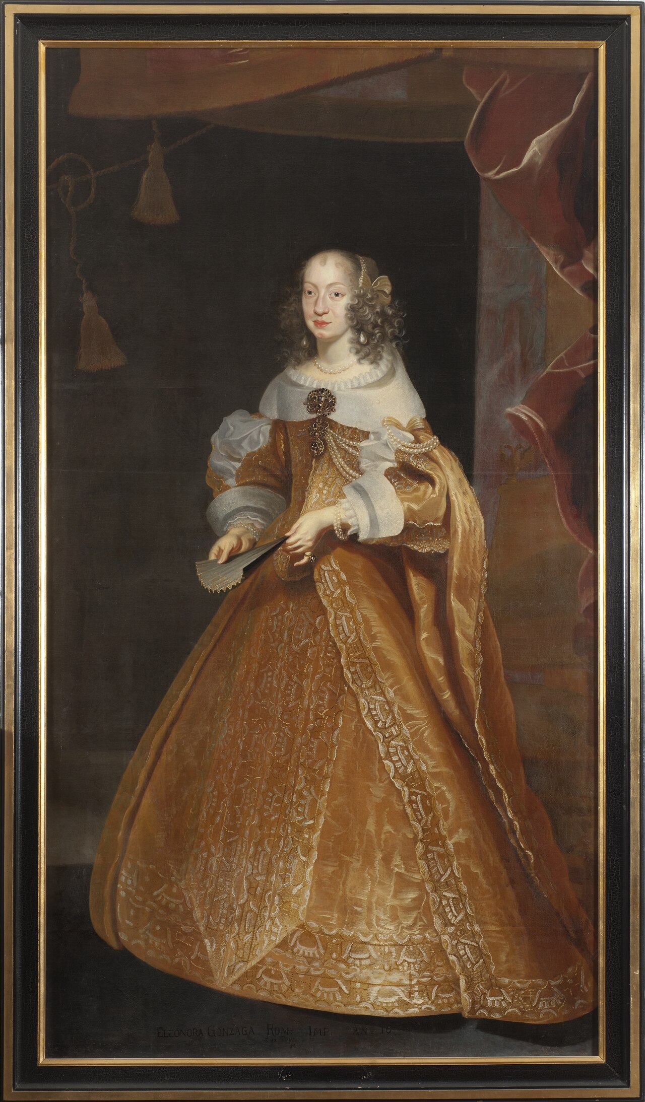 Eleonora av Gonzaga 1630-1686 by Frans Luycx