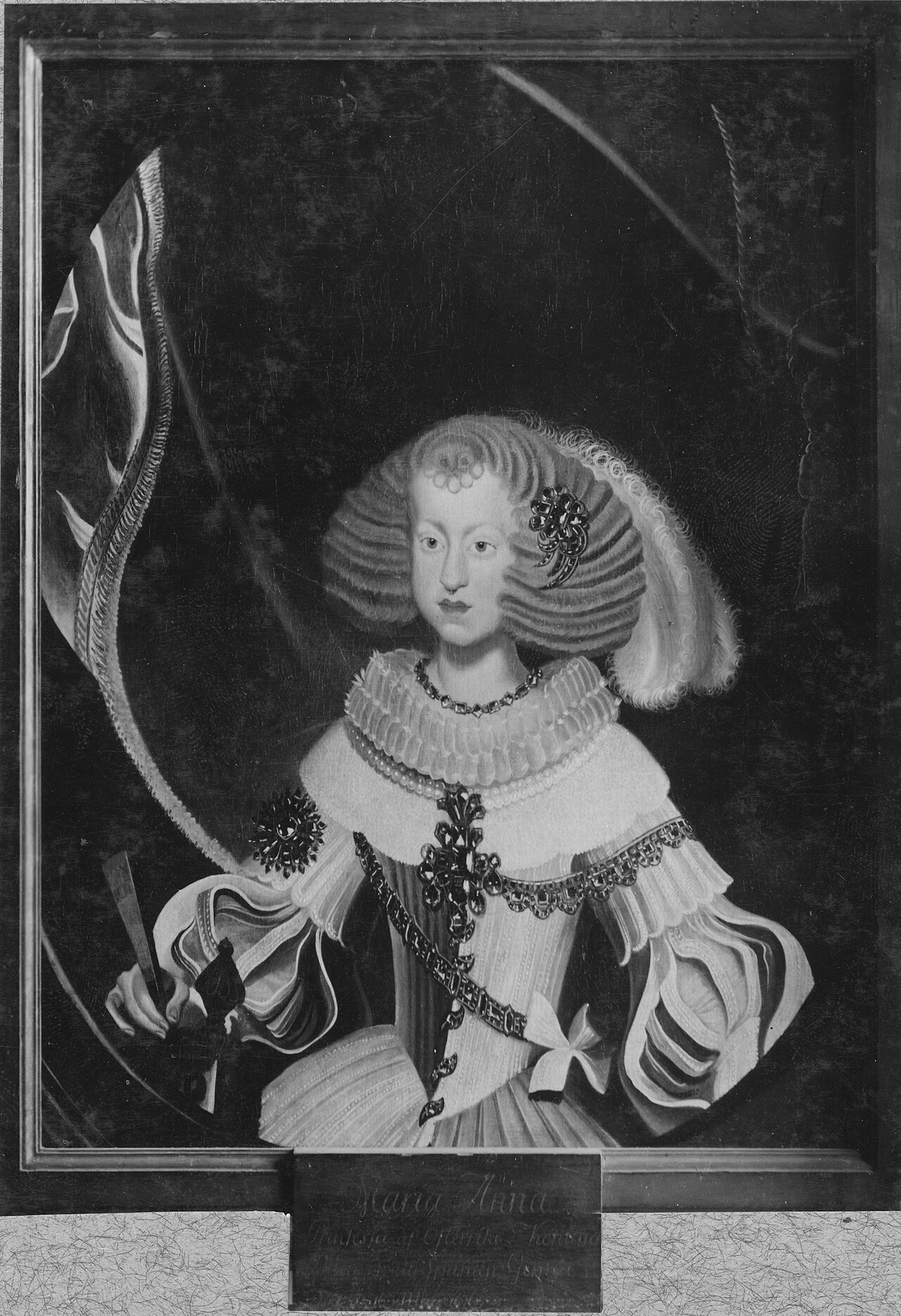 Portrait of Maria Anna of Austria, Queen of Spain (1635-1696) by Frans Luycx