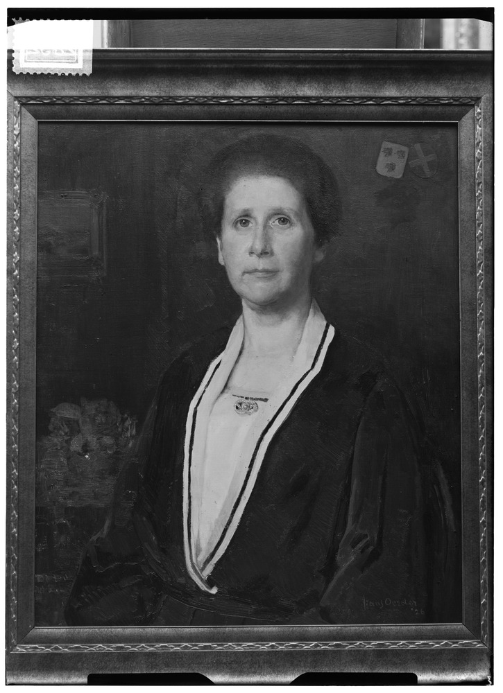 Portrait of Lucile Agnes van Lynden (1889-1978) by Frans Oerder