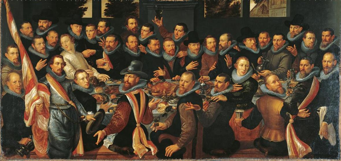 The Banquet of the St Adrian Militia Company by Frans Pietersz de Grebber