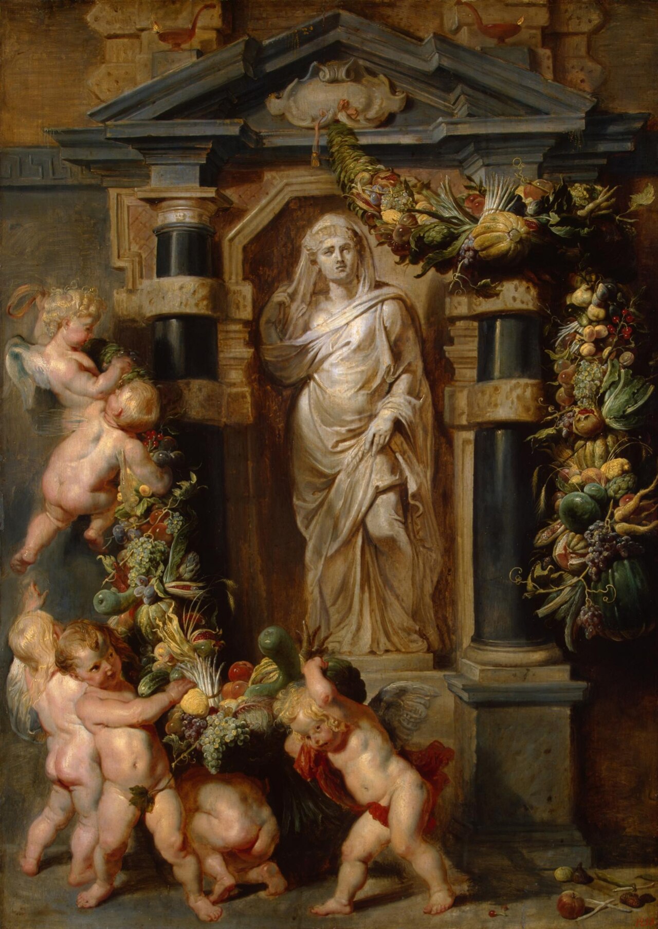 Statue of Ceres by Frans Snyders