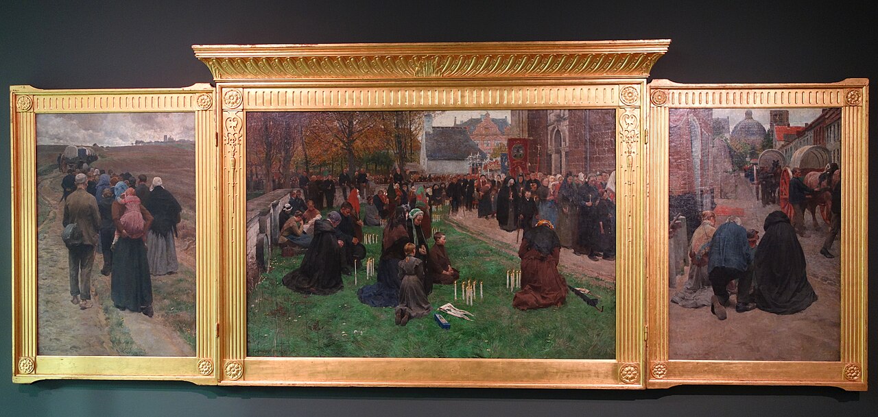 Candle Procession at Scherpenheuvel by Frans van Leemputten