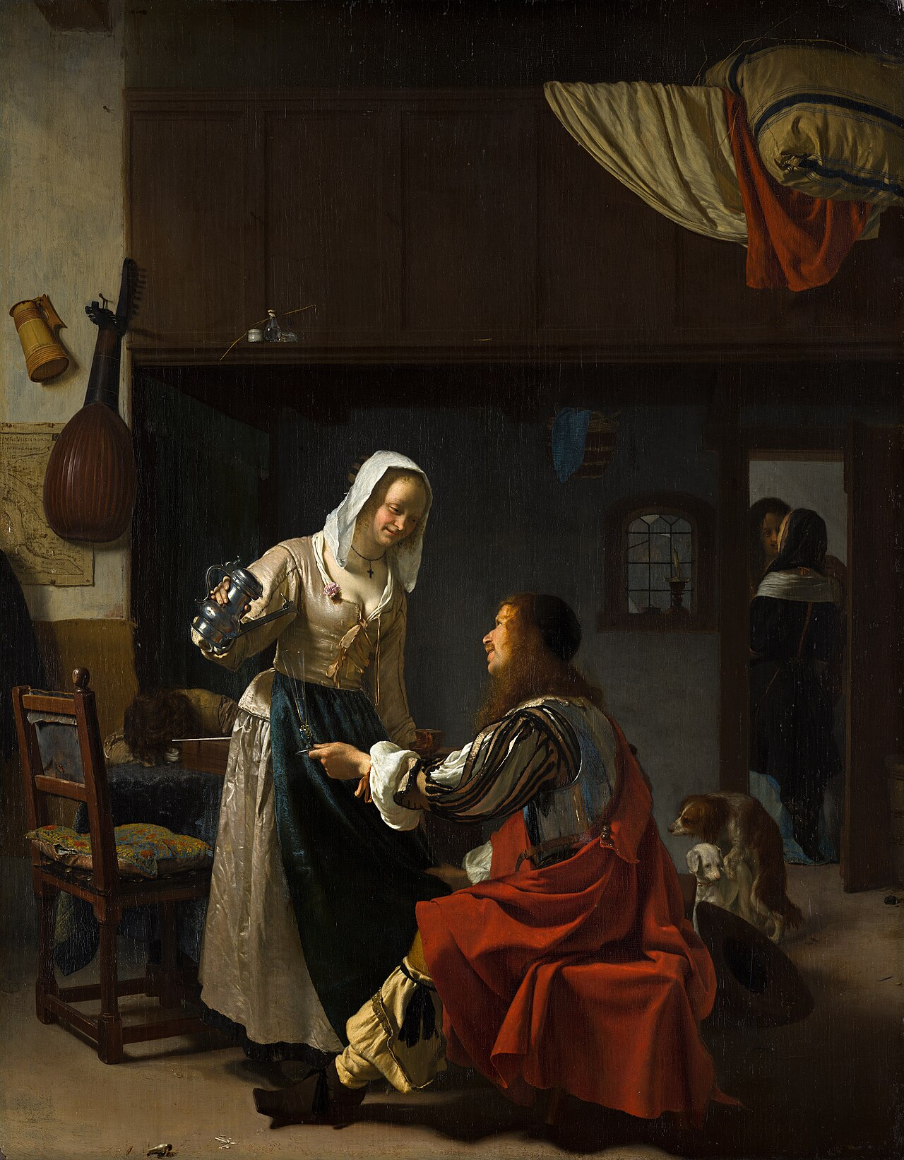 Brothel Scene by Frans van Mieris the Elder