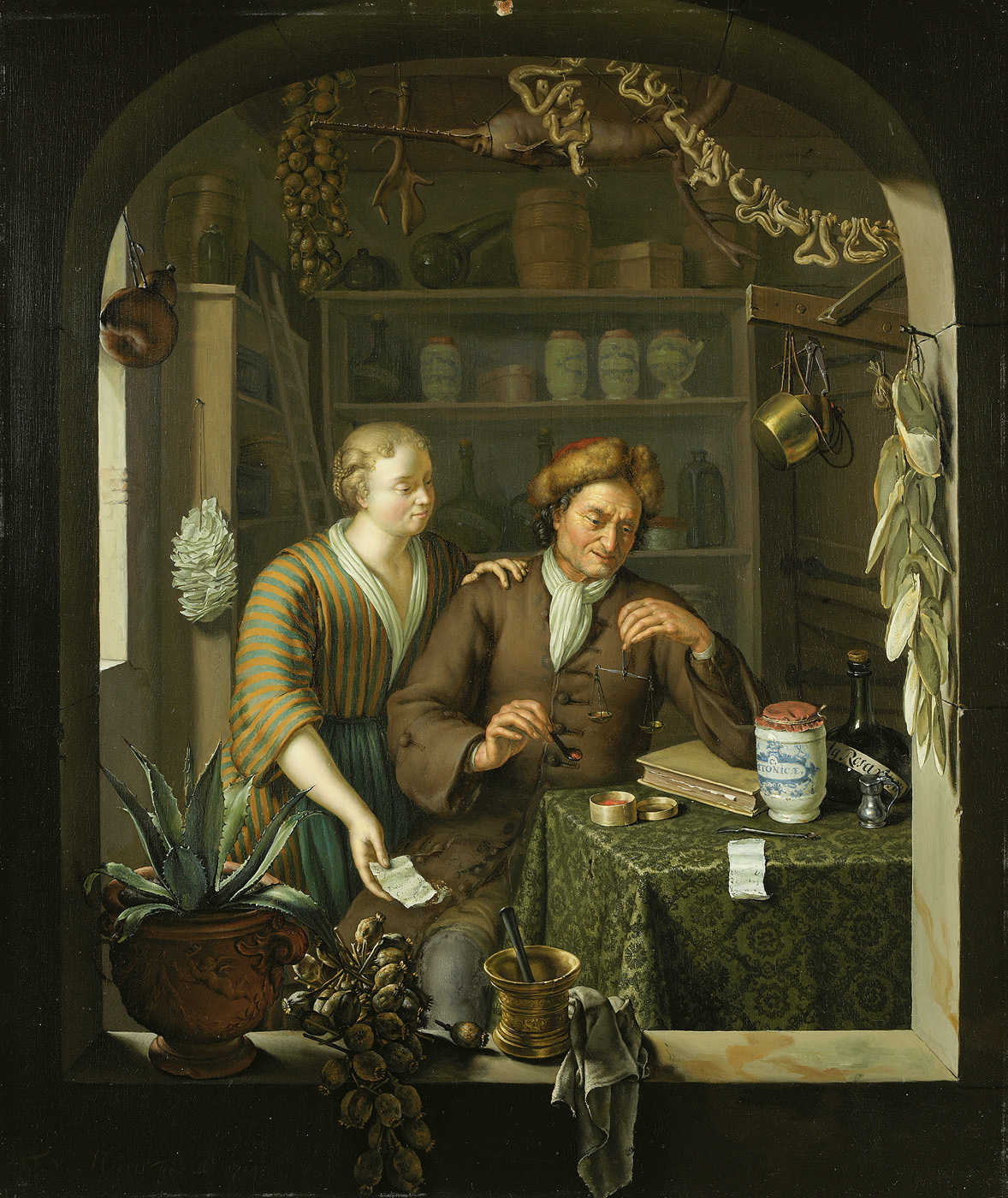 The Apothecary by Frans van Mieris the Younger