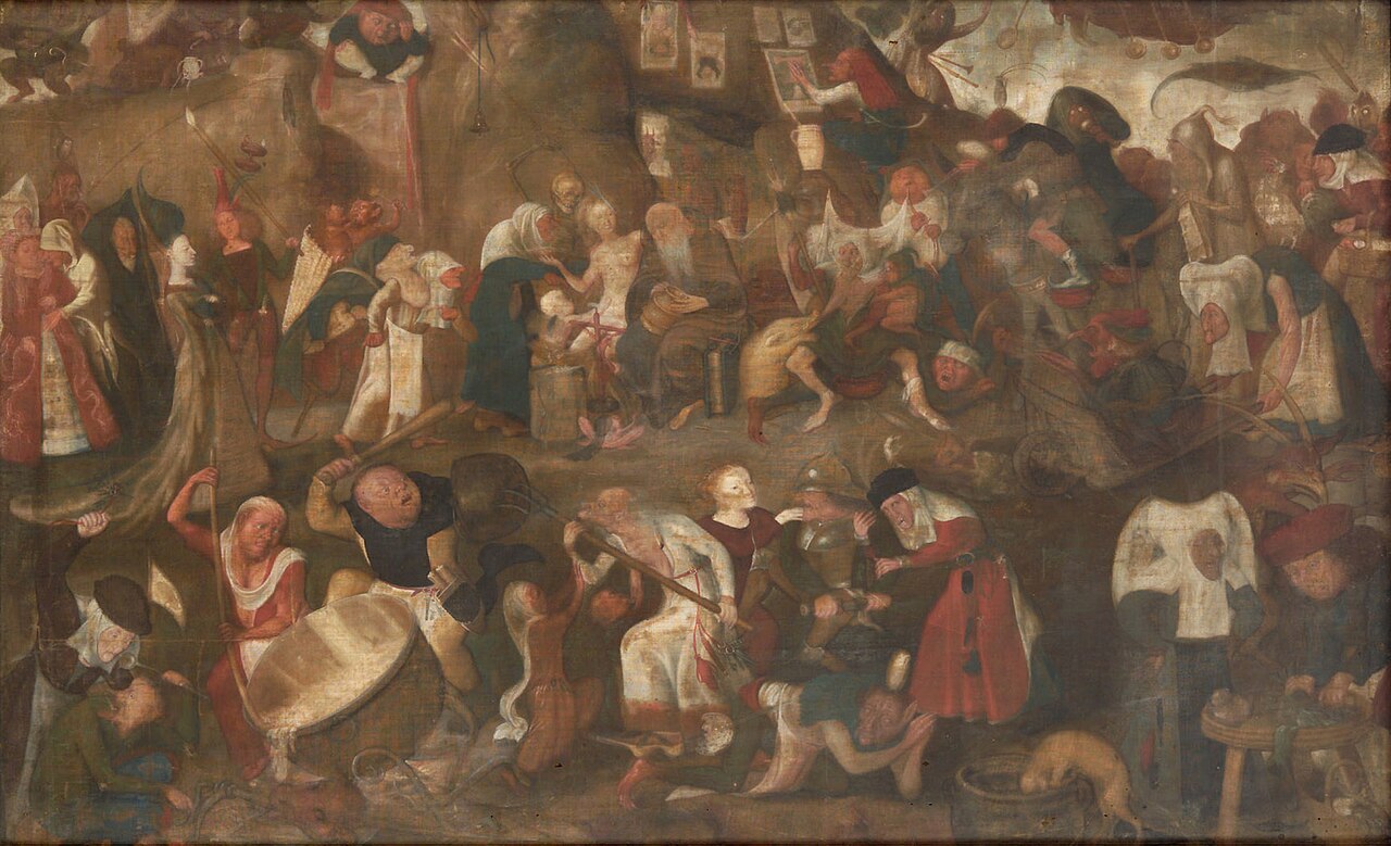 The temptation of Saint Anthony by Frans Verbeeck