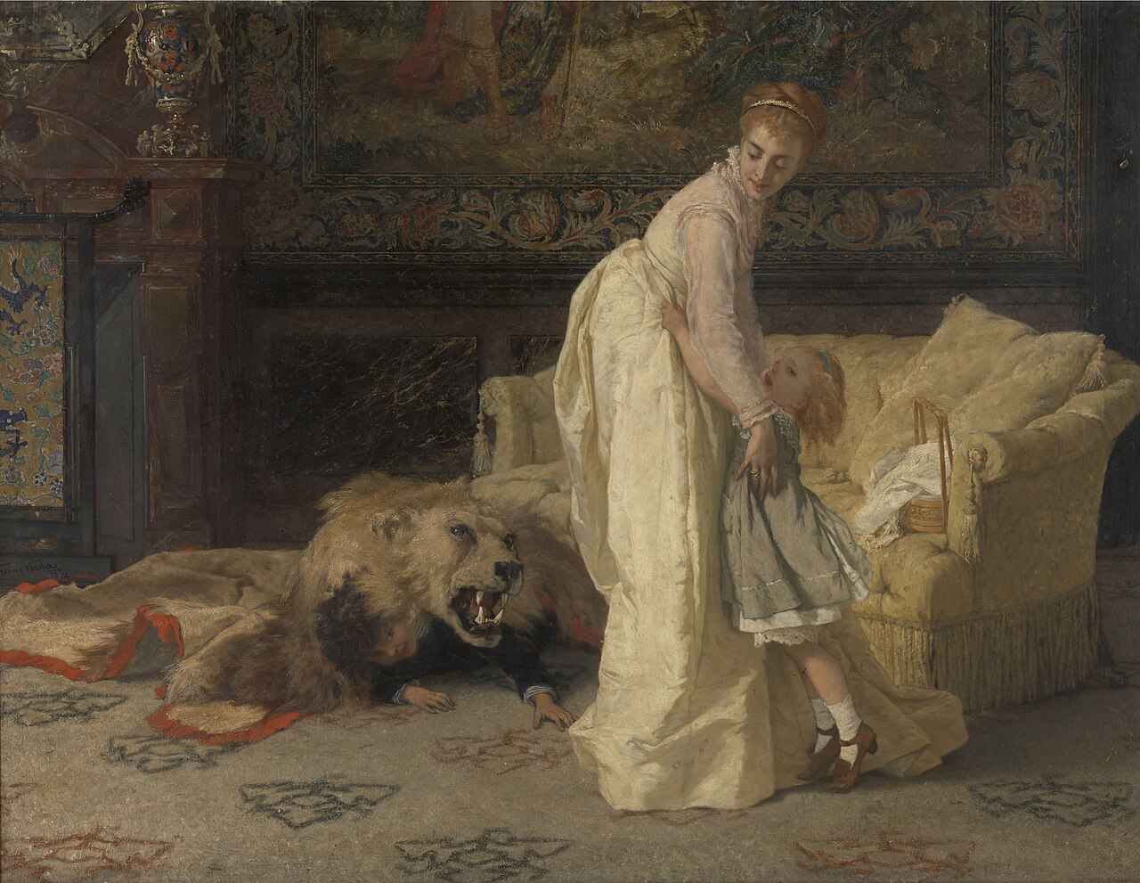 The Lion by Frans Verhas