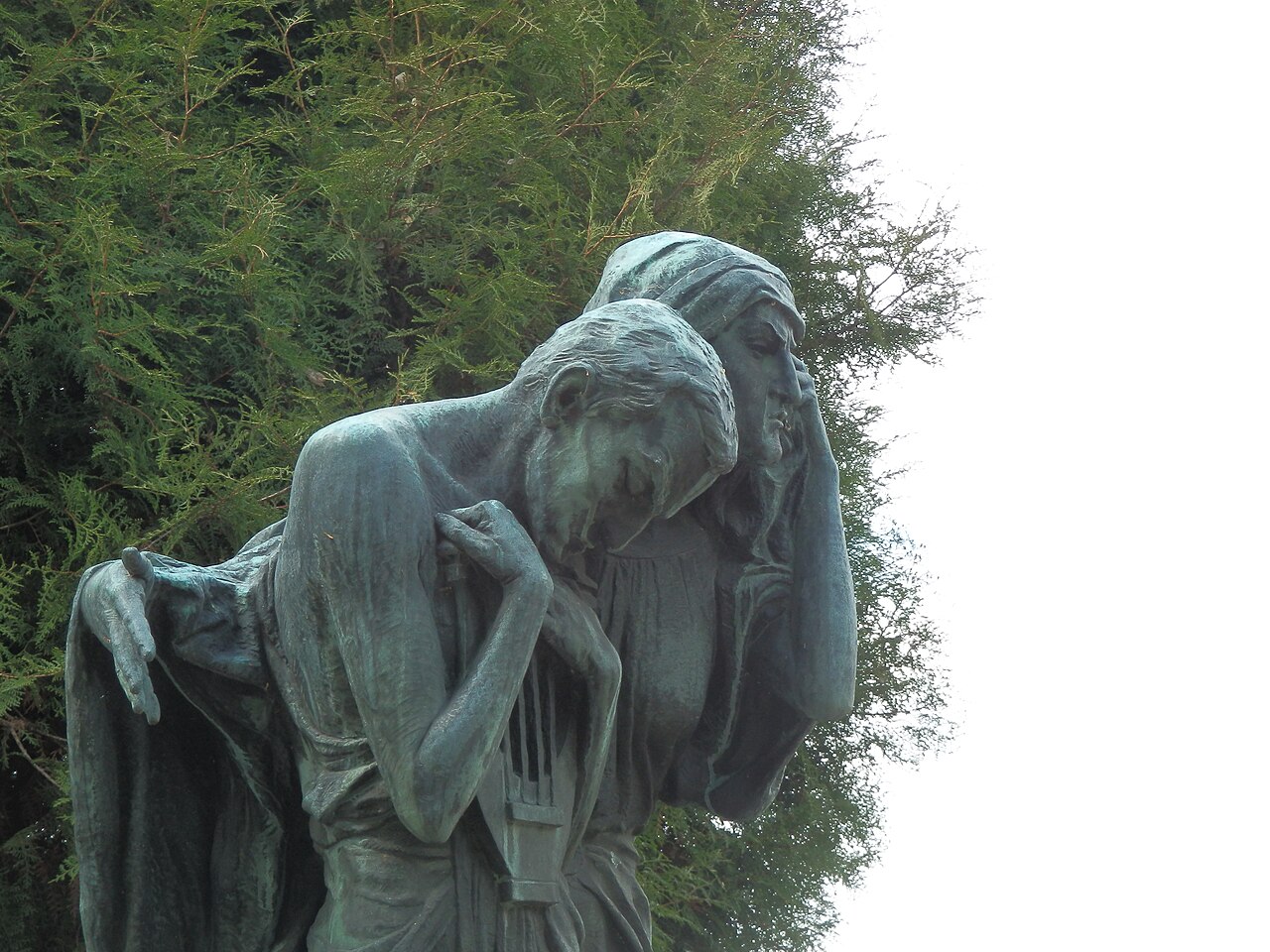 Tvůrce a jeho sestra Bolest by František Bílek