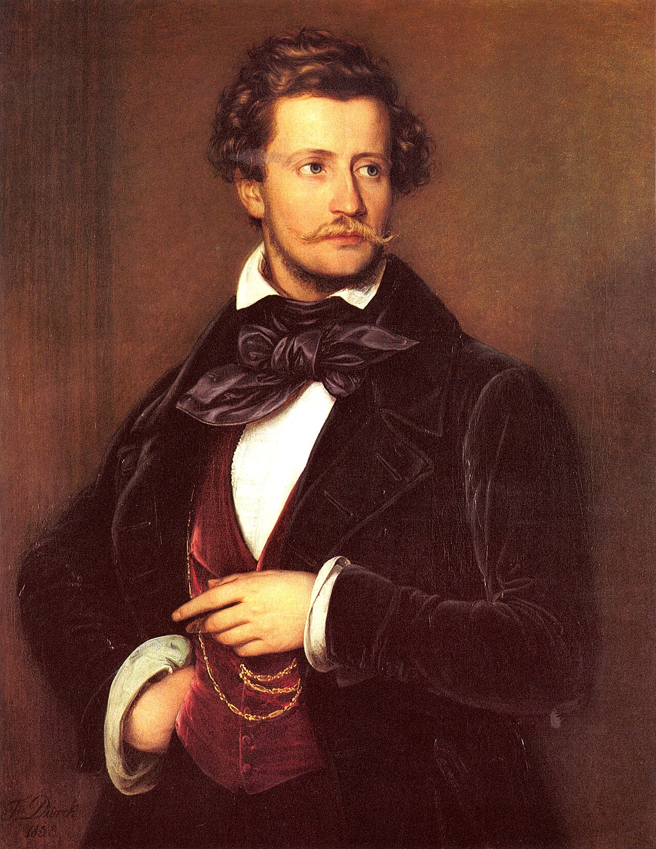 Portrait of Franz Hanfstaengl