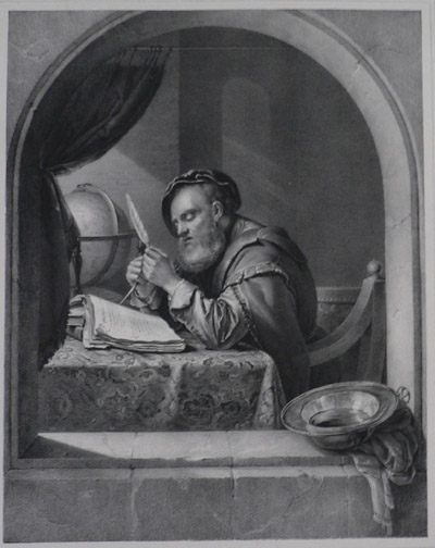 The Scholar, von Franz van Mieris by Franz Hanfstaengl