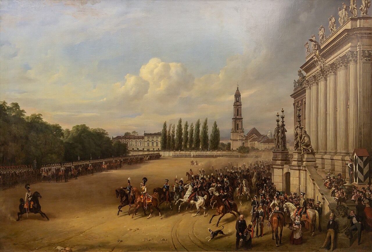 Parade in Potsdam in 1817 by Franz Krüger