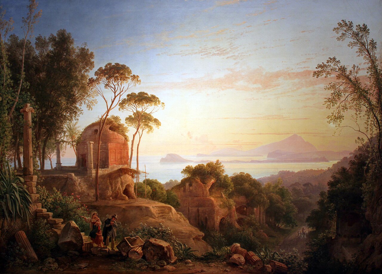 The Gulf of Naples by Franz Ludwig Catel
