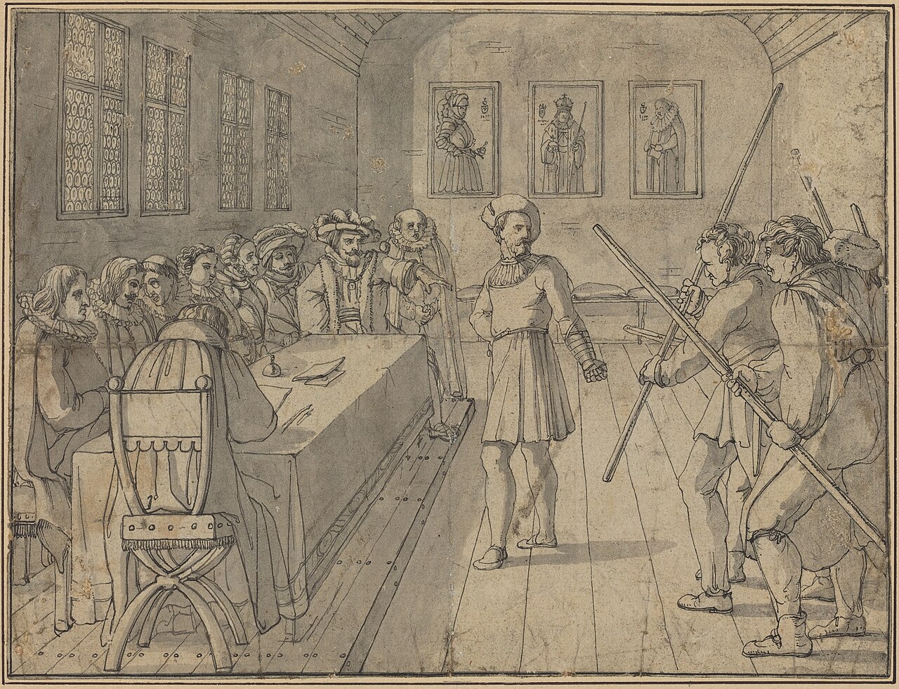 Scene from Act IV from Goethe's "Gotz von Berlichingen" by Franz Pforr