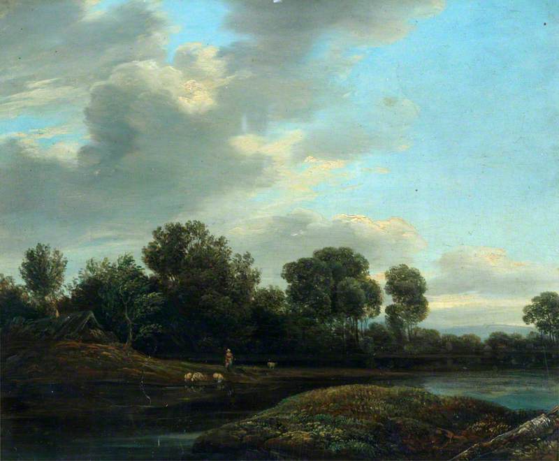 Landscape: The River Bank by Franz Steinfeld