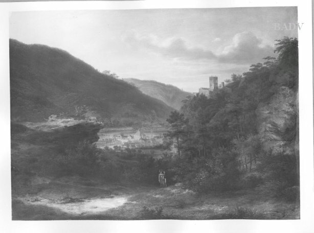 View of the Helenental near Baden by Franz Steinfeld