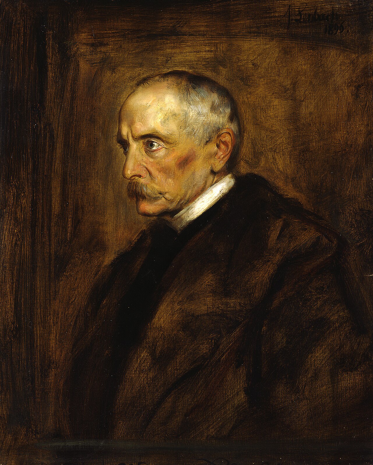 The Chancellor Prince Chlodwig von Hohenlohe Schillingfürst by Franz von Lenbach