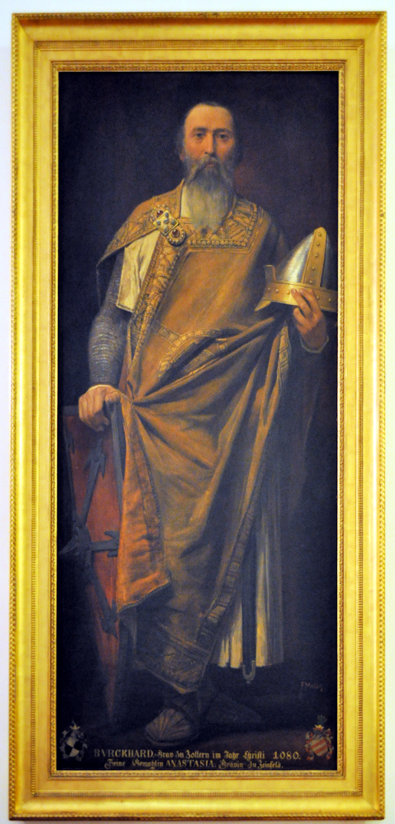 Burckhard I, Grav zu Zollern, 1080 AD - Hohenzollern dinasty by Franz von Matsch