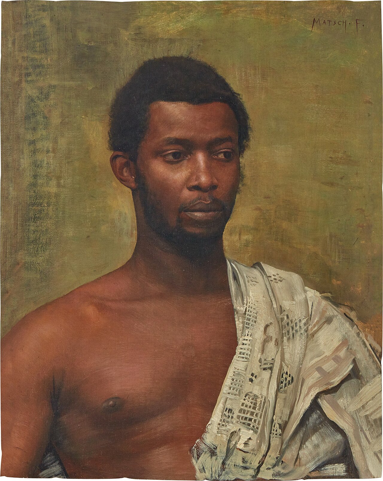 Portrait of a Man by Franz von Matsch
