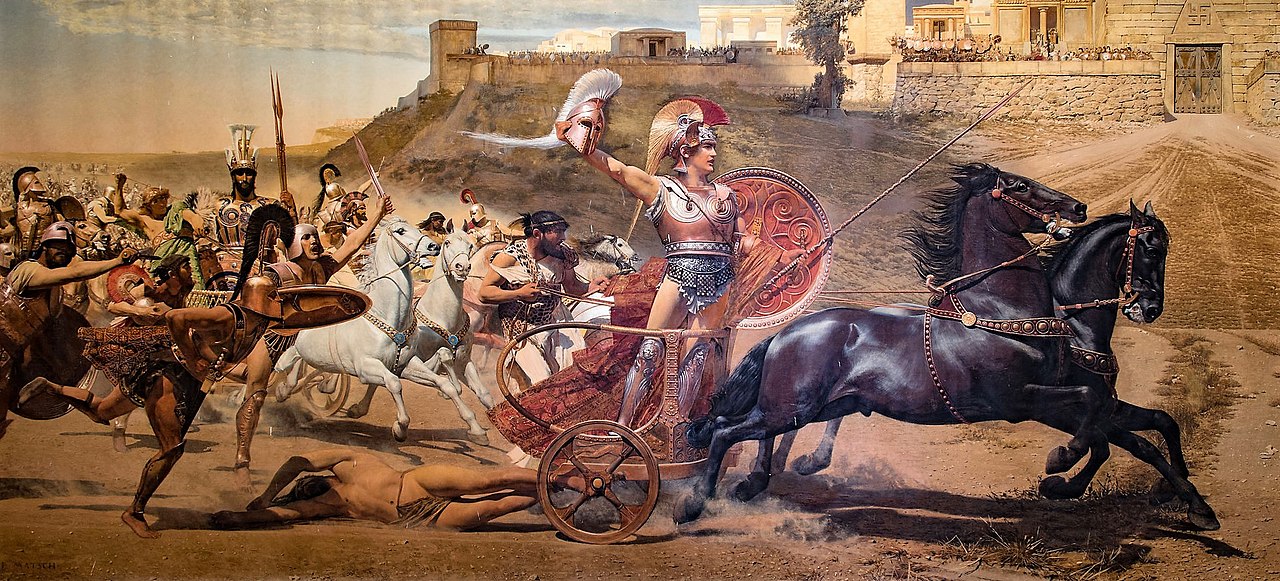 Triumph of Achilles by Franz von Matsch by Franz von Matsch