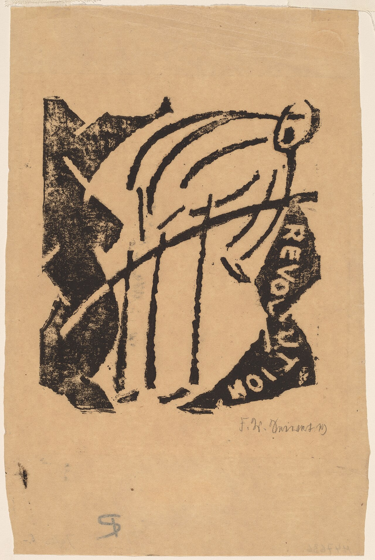 Revolution by Franz Wilhelm Seiwert