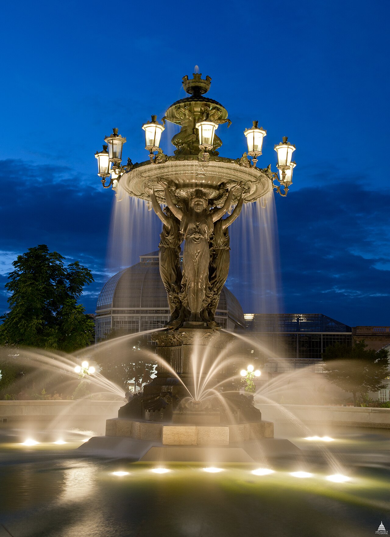 Bartholdi Fountain by Frédéric Auguste Bartholdi