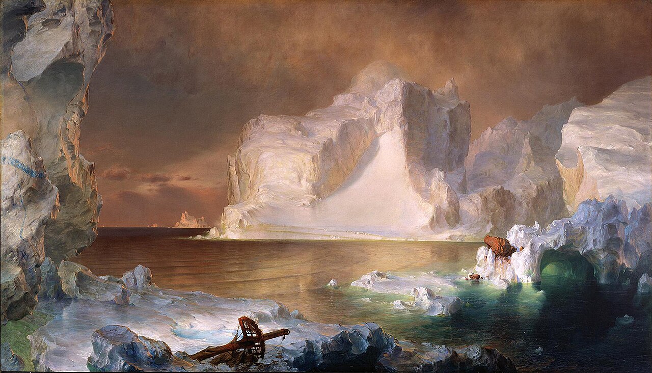 The Icebergs by Frederic Edwin Church