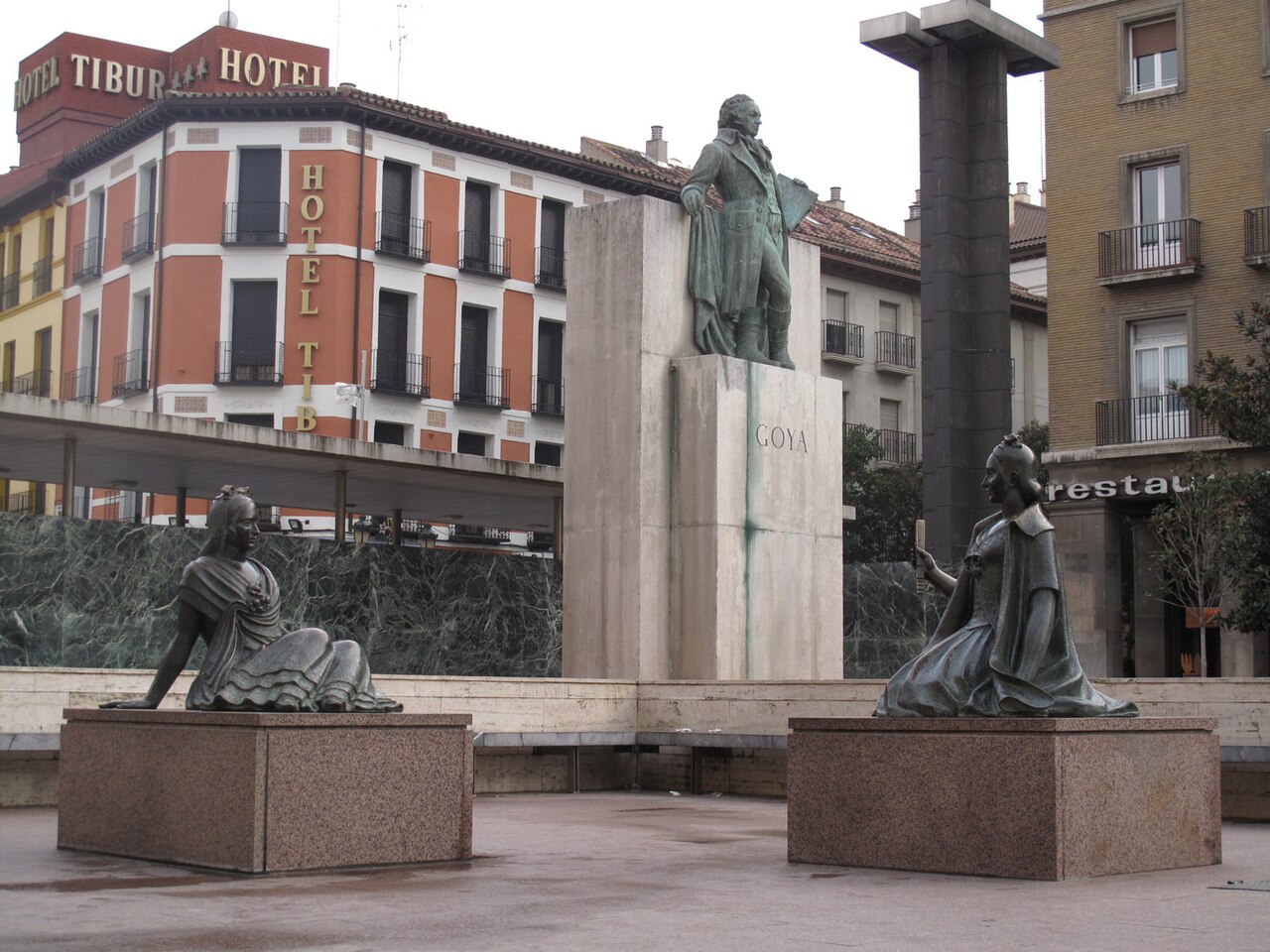 Goya memorial by Frederic Marès i Deulovol