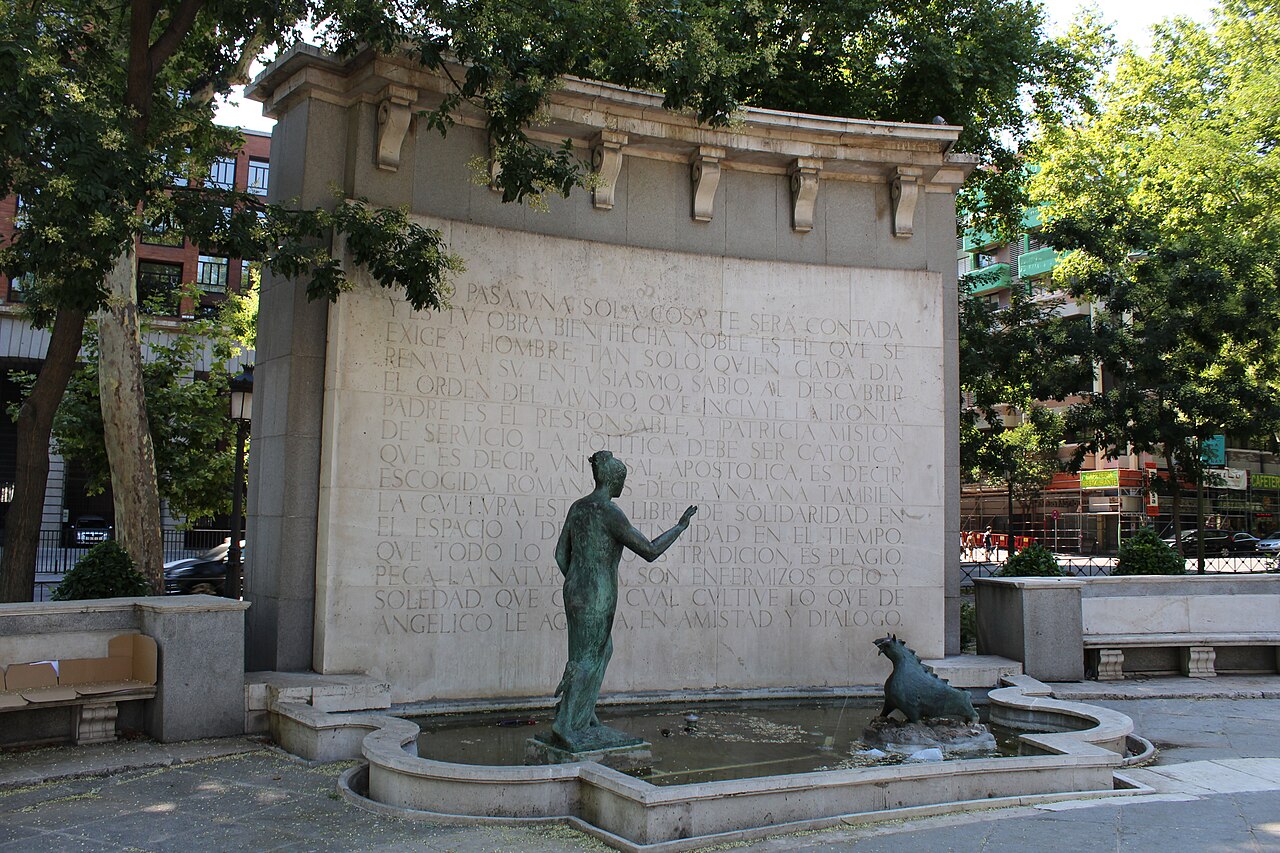 Monument to Eugenio d'Ors Rovira, Madrid by Frederic Marès i Deulovol