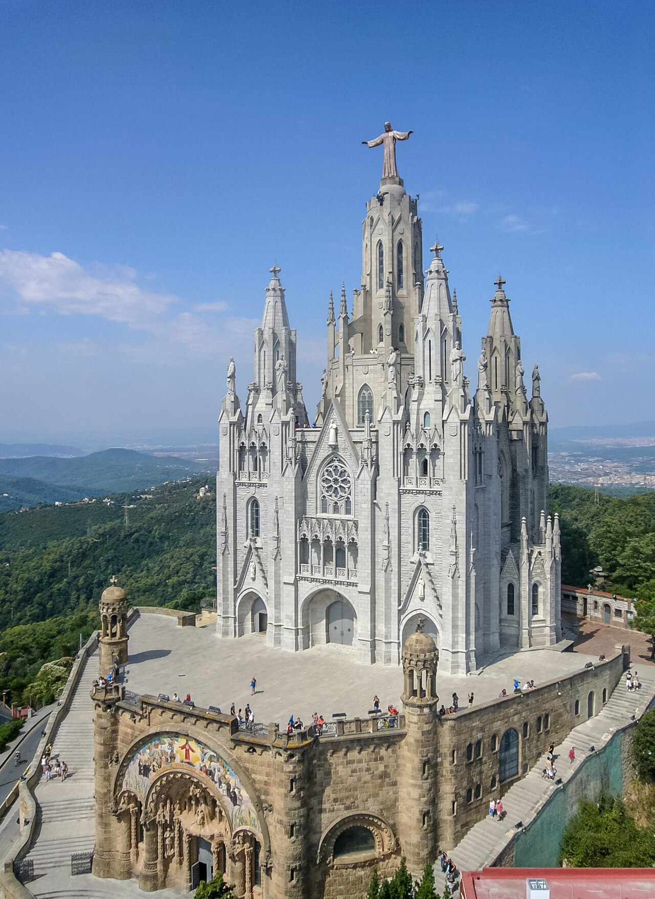 National Expiatory Basilica of the Sacred Heart of Jesus by Frederic Marès i Deulovol
