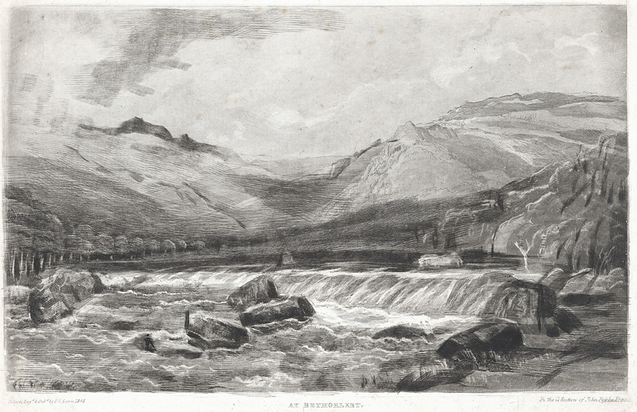 At Bethgelert by Frederick Christian Lewis
