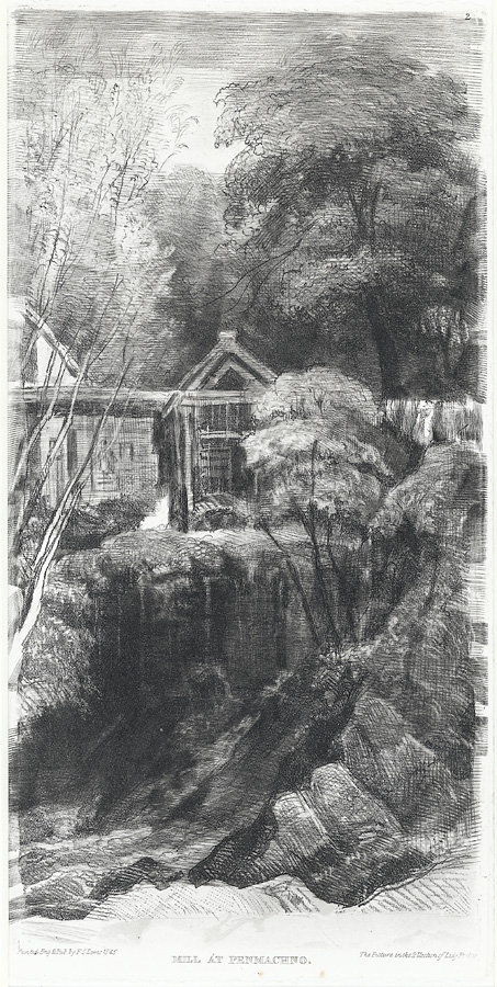 Mill At Penmachno by Frederick Christian Lewis