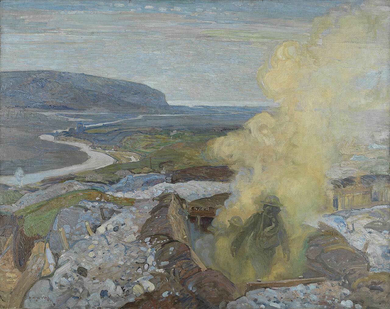 Gas Chamber at Seaford by Frederick Varley