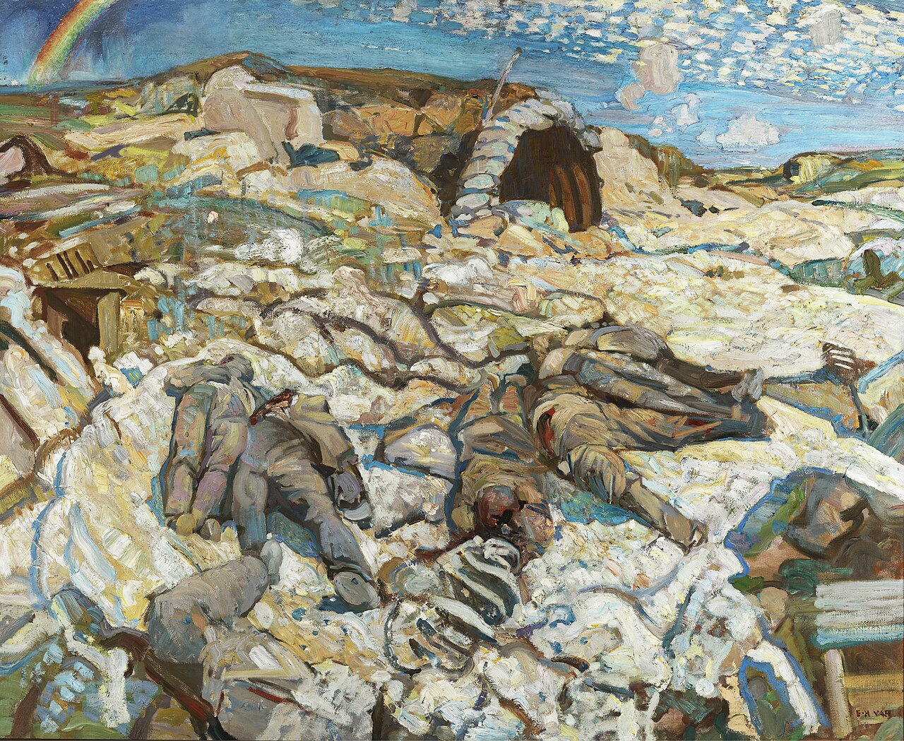 The Sunken Road by Frederick Varley