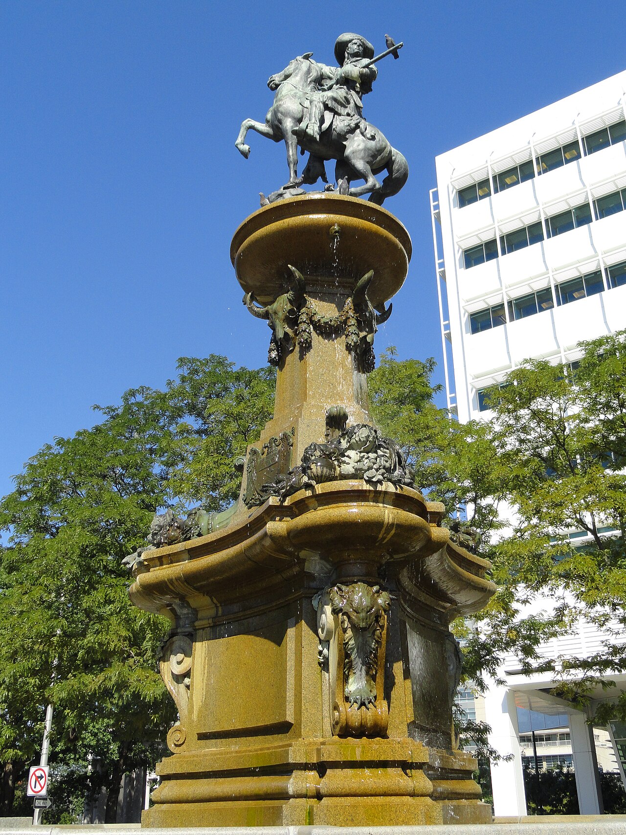Pioneer Fountain by Frederick William MacMonnies