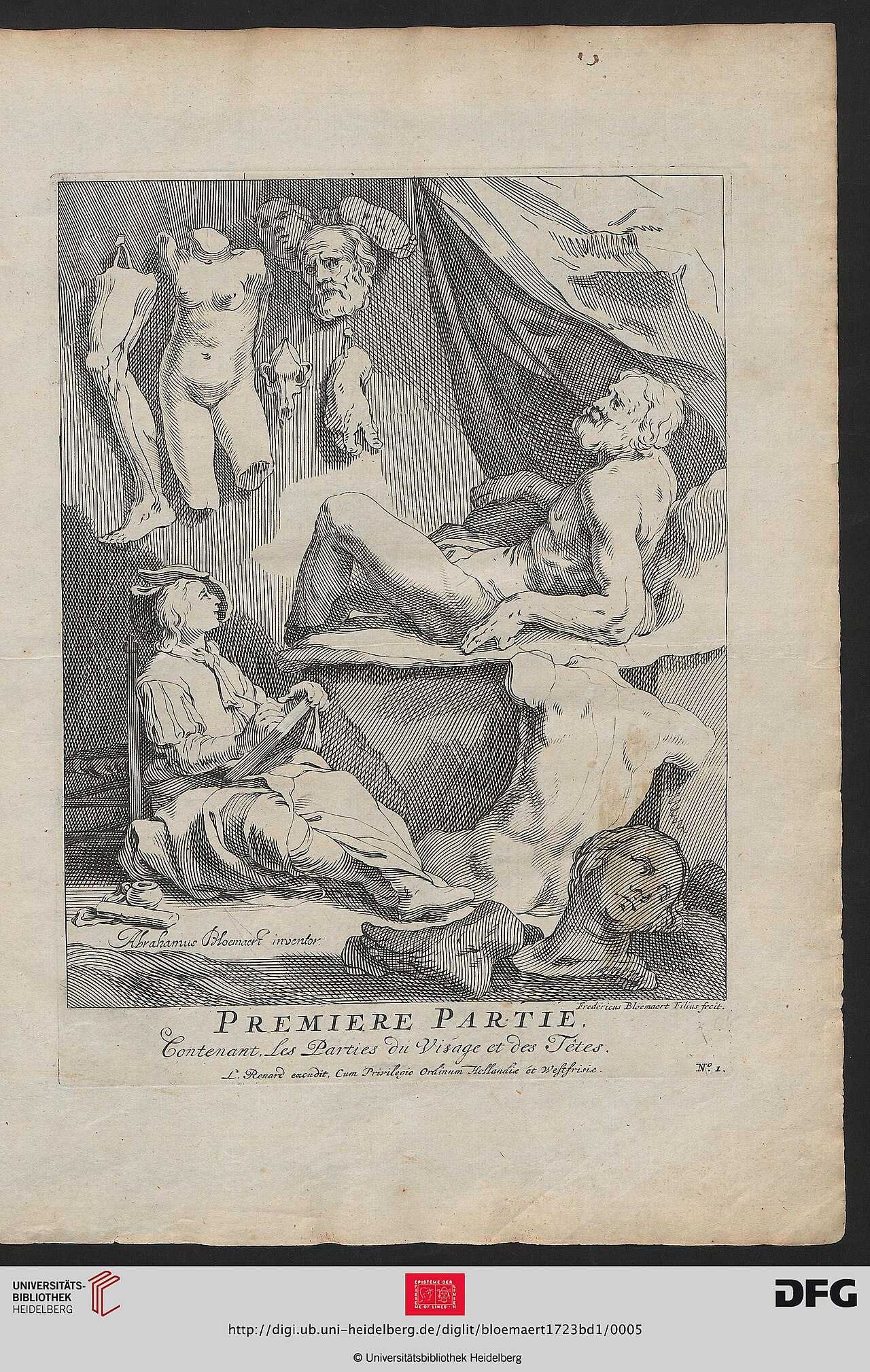 Artis Apelleae Thesaurus ou Trésor des Arts qui ont rapport au dessein by Frederik Bloemaert