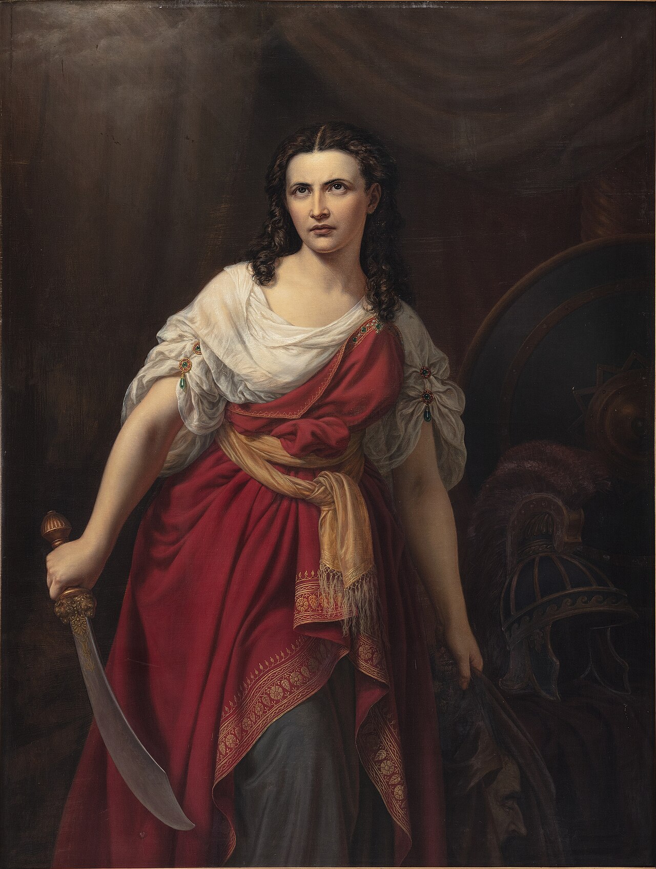 Judith med Holofernes' hoved by Frederik Storch