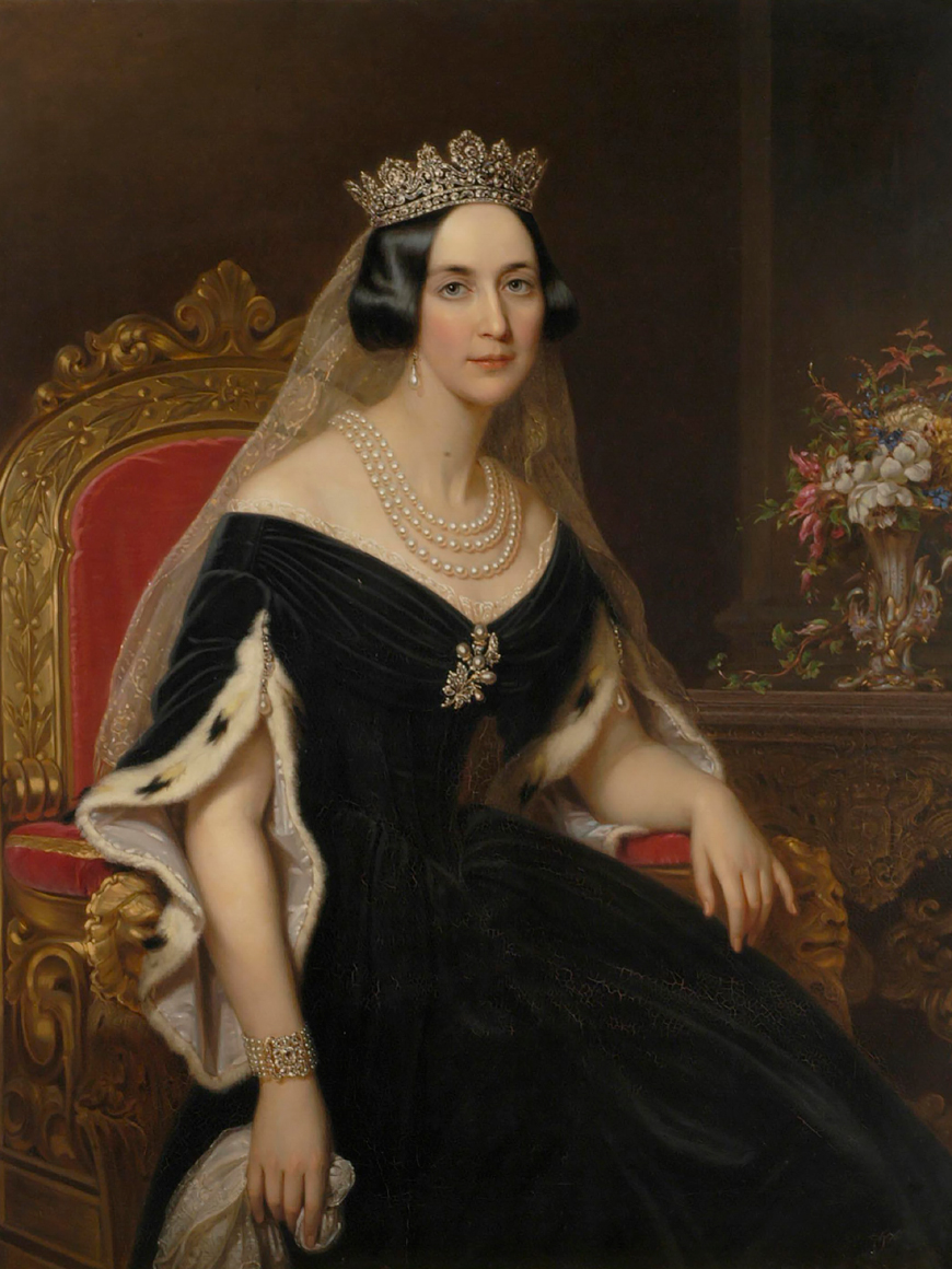 Josephine (1807–1876), Princess of Leuchtenberg, Queen Consort of Oscar I of Sweden and Norway by Friedrich Dürck