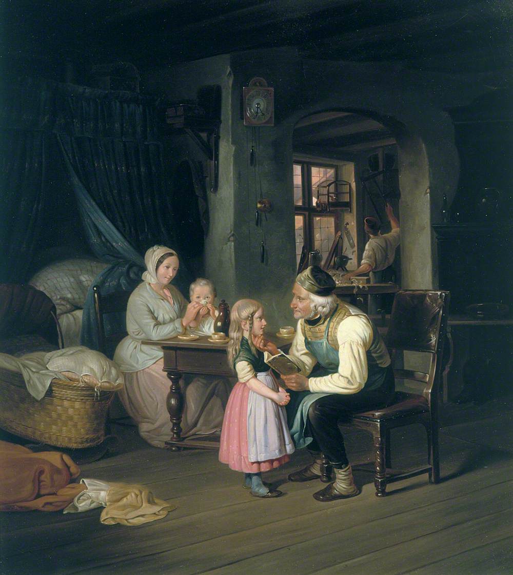 Grandpapa's Favourite by Friedrich Eduard Meyerheim