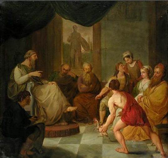 Plato's School by Friedrich Georg Weitsch
