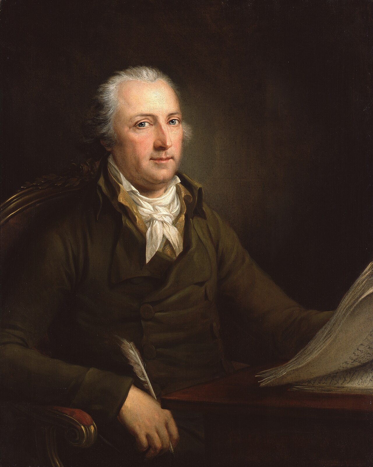 Portrait of an Unknown by Friedrich Georg Weitsch