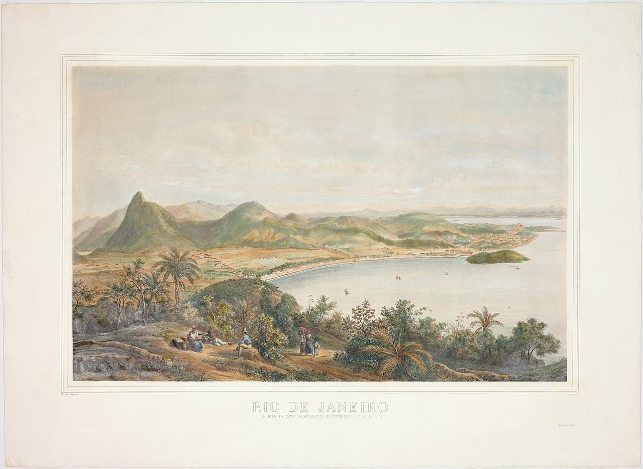 Rio de Janeiro: La Ville le Catette, Botafogo, S.t Clemento - (Da Babilonia) by Friedrich Hagedorn