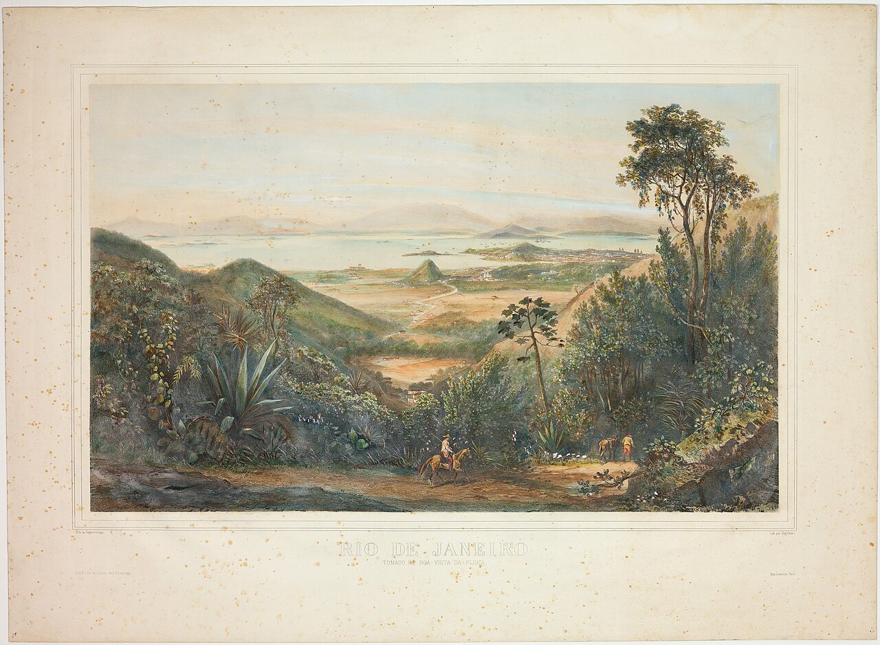 Rio de Janeiro tomado de Boa-Vista da Fijuca by Friedrich Hagedorn