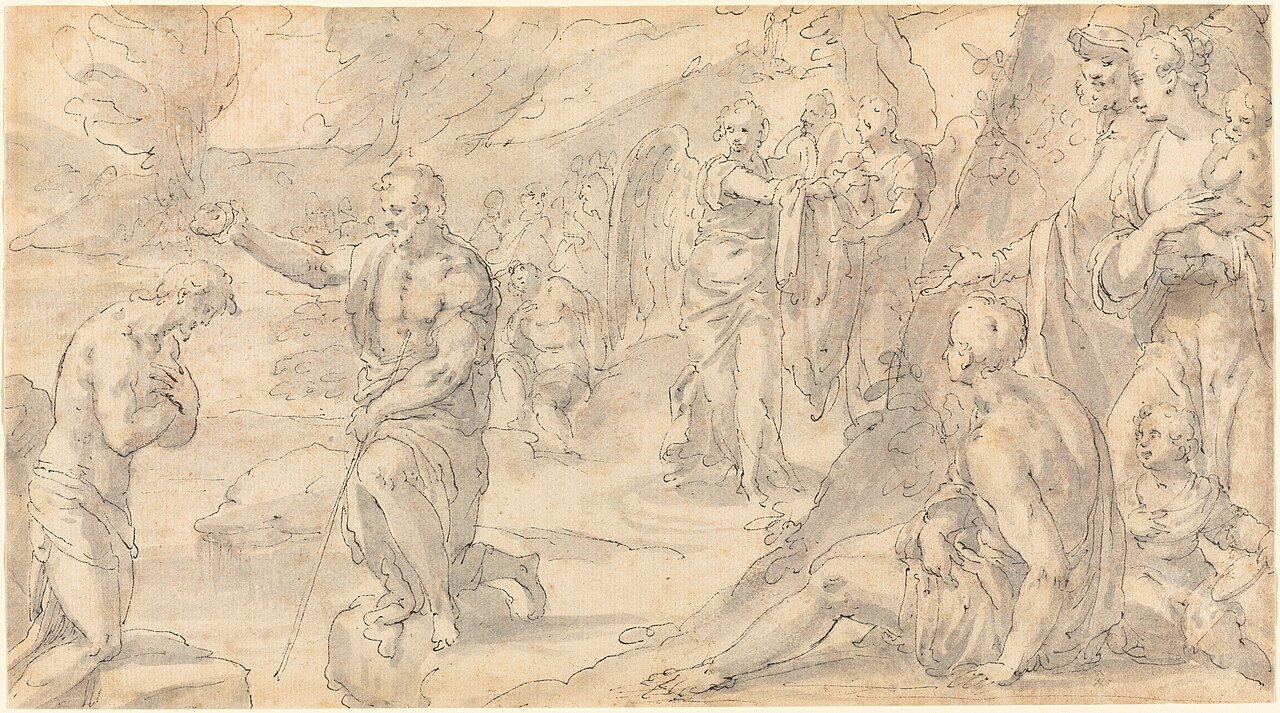 The Baptism of Christ by Friedrich Sustris