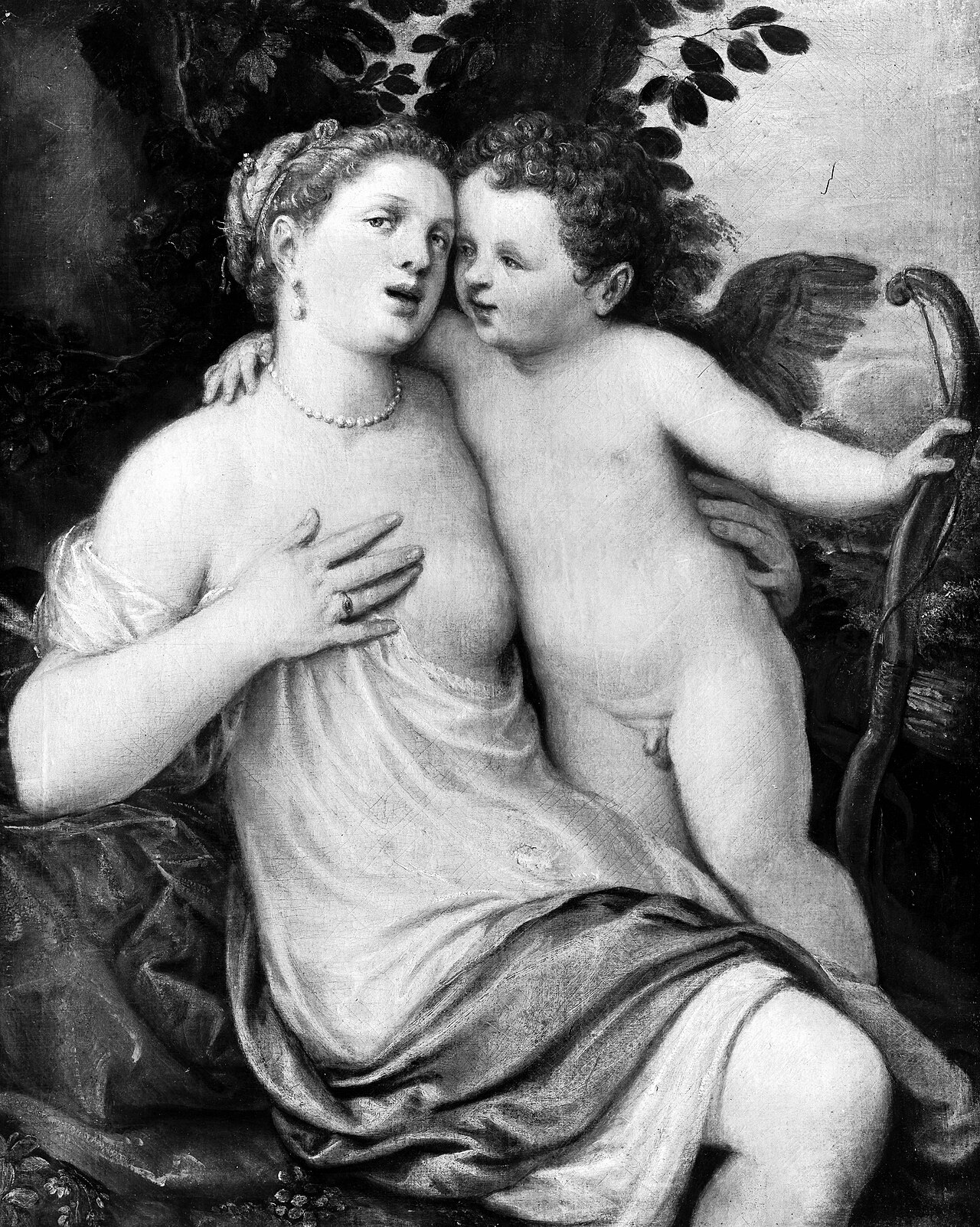 Venus and Cupid by Friedrich Sustris