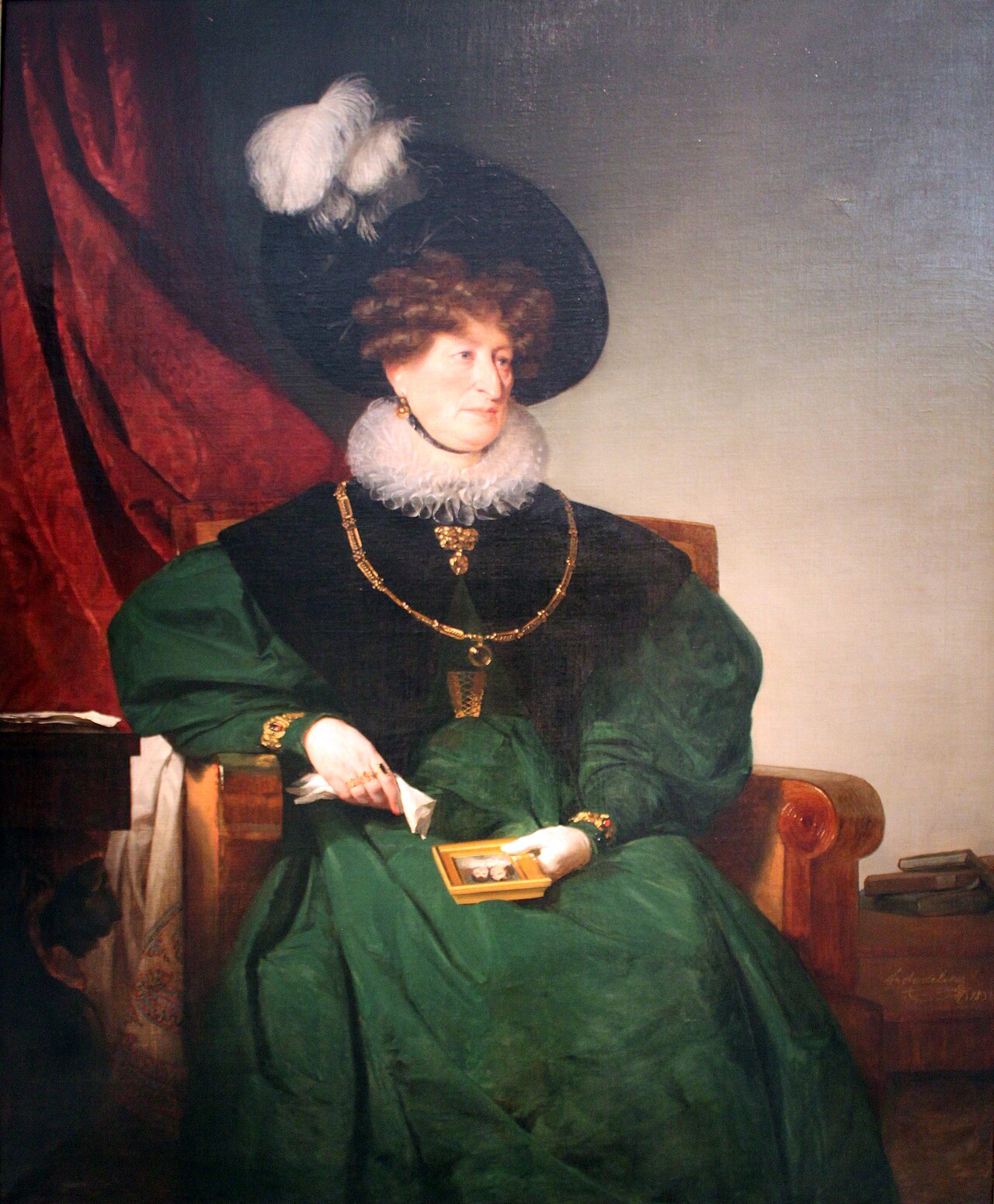 Baroness Cecilie von Eskeles by Friedrich von Amerling