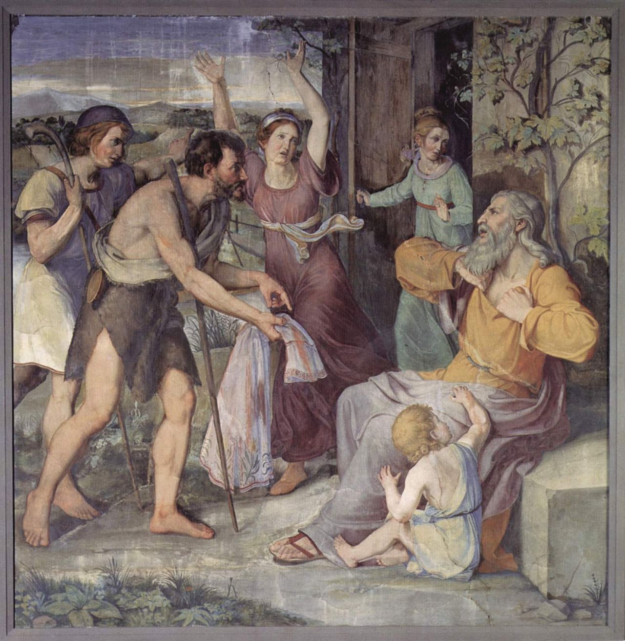 Presentation of the Bloody Coat to Jacob by Friedrich Wilhelm Schadow