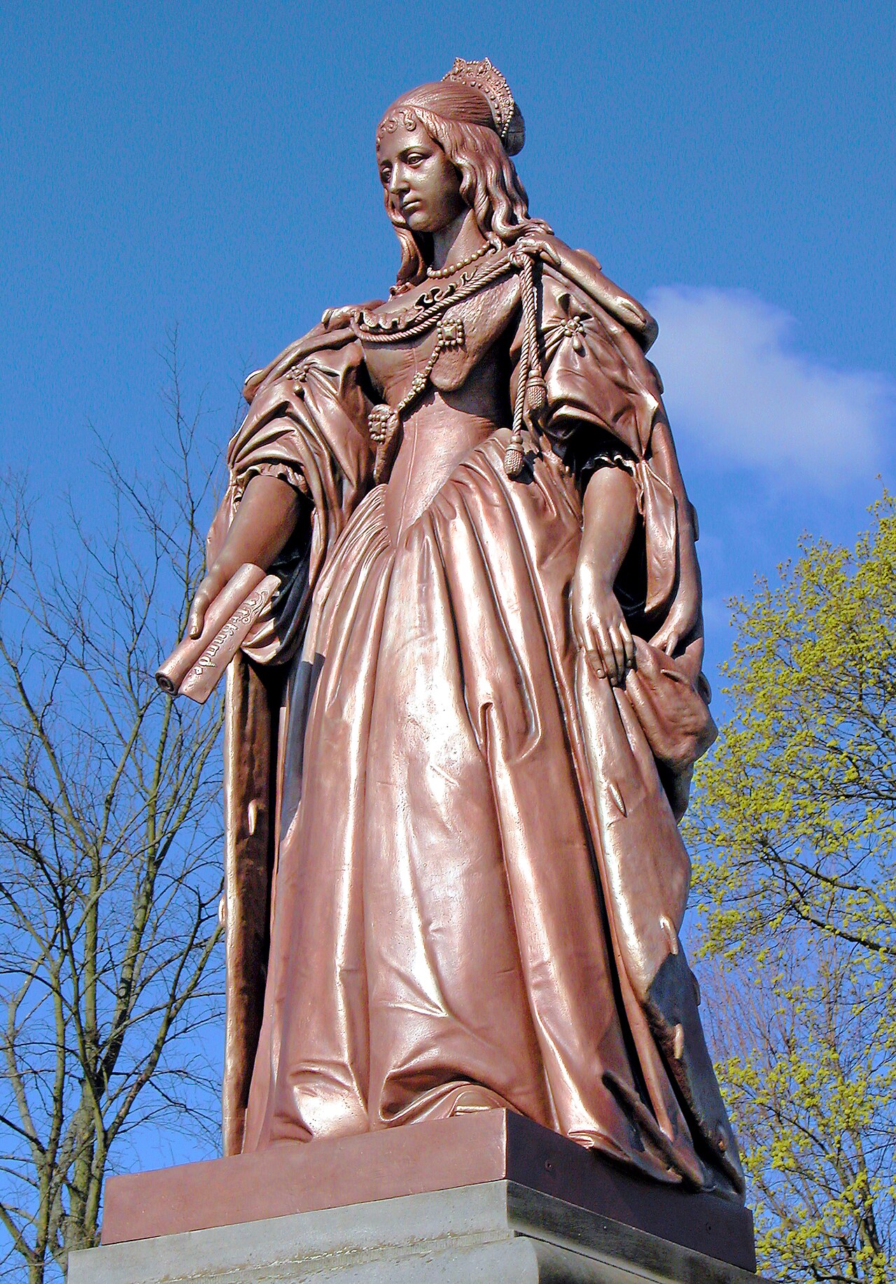 Luise Henriette of Nassau memorial in Oranienburg by Friedrich Wilhelm Wolff