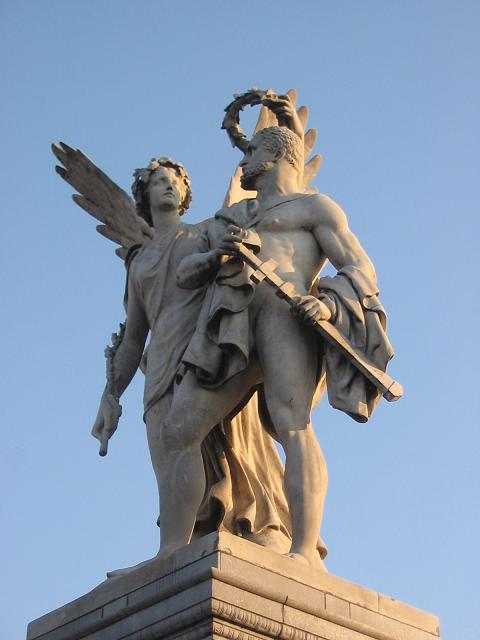 Nike Crowns the Hero by Friedrich Wilhelm Wolff